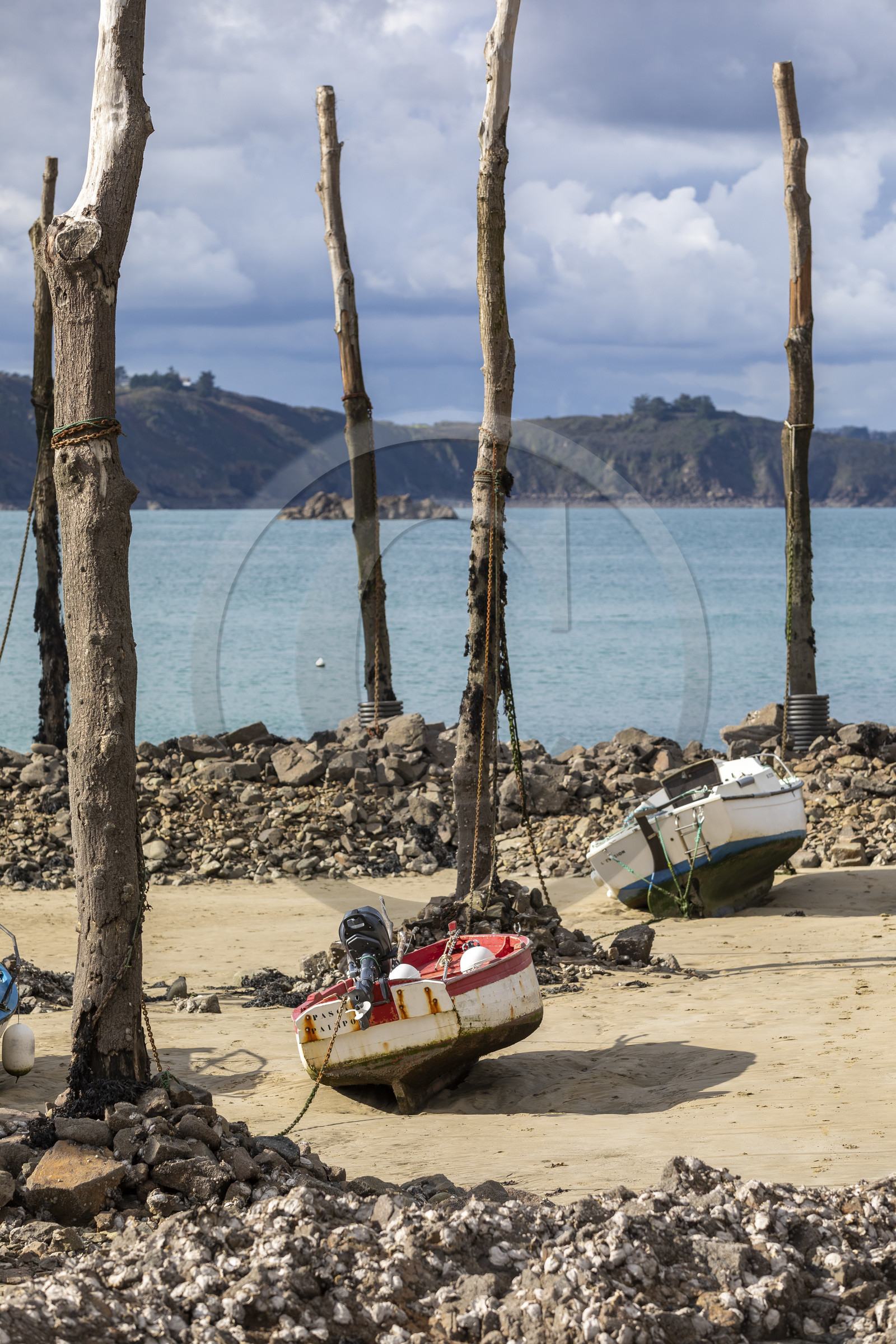 Le port de Gwin Zégal à Plouha