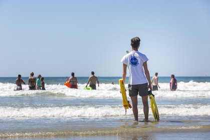Surveillance des plages. Ploemeur