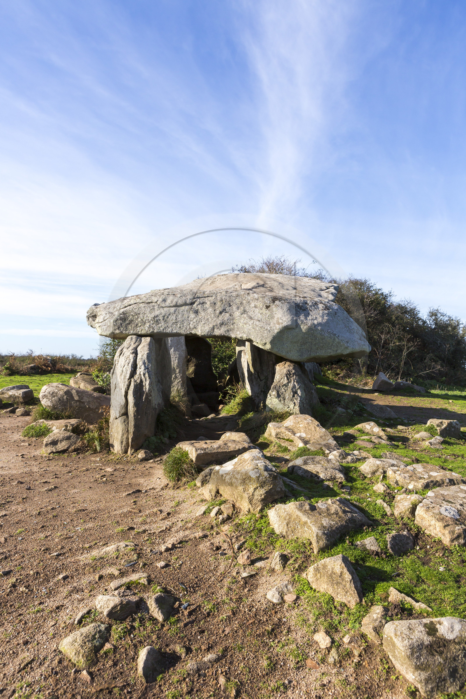 Dolmen de PenHap sur l'ile aux moines