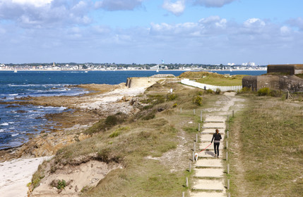 Coastal Path from the Pointe des Saisies in Gâvres