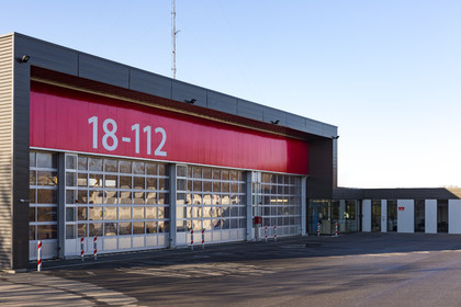 Fire station of Ploemeur.