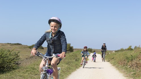 The greenway in Plouharnel.