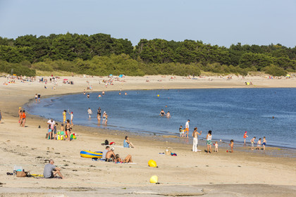 the beach of Stole in Ploemeur