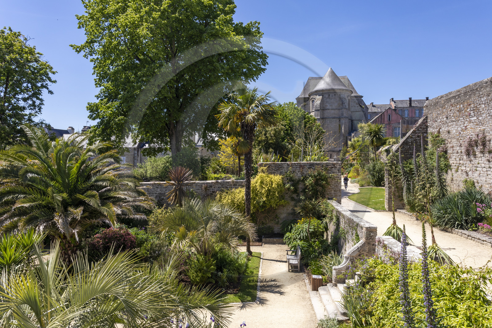 Jardin de la retraite à Quimper