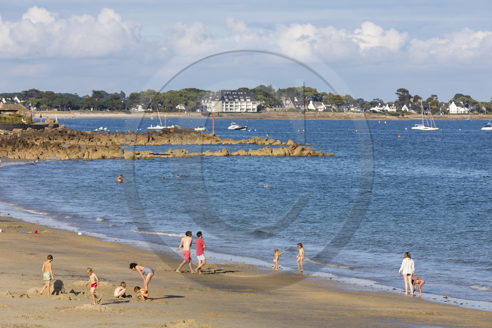 La plage de Légenèse à Carnac