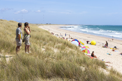 The beach of Lines in Gâvres