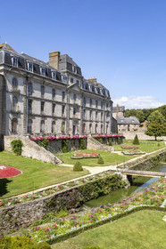 Le jardin et le château de l'Hermine à Vannes