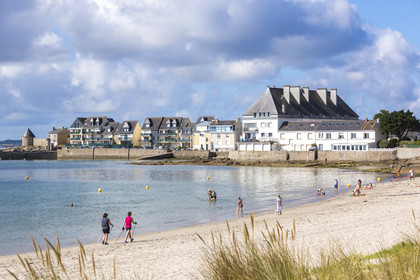 the beach of Stole in Ploemeur