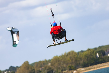 Kite-surf sur la petite mer de Gâvres