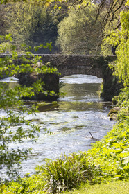 The Saint-Jean bridge or Roman bridge of Pont-Scorff.