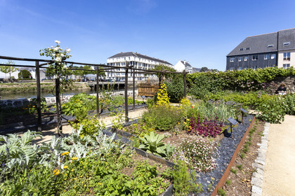 Le jardin du Prieuré Locmaria à Quimper