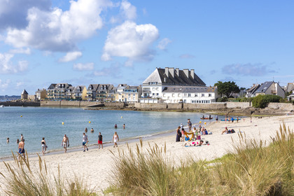 the beach of Stole in Ploemeur