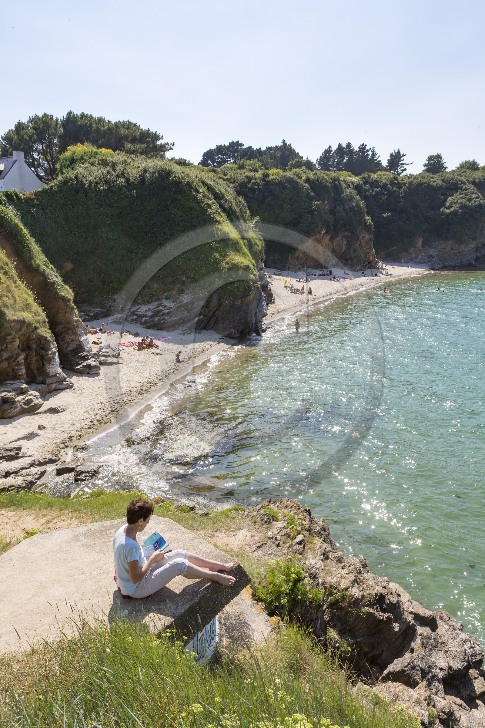 Criques de Porh Skeudoul à Groix