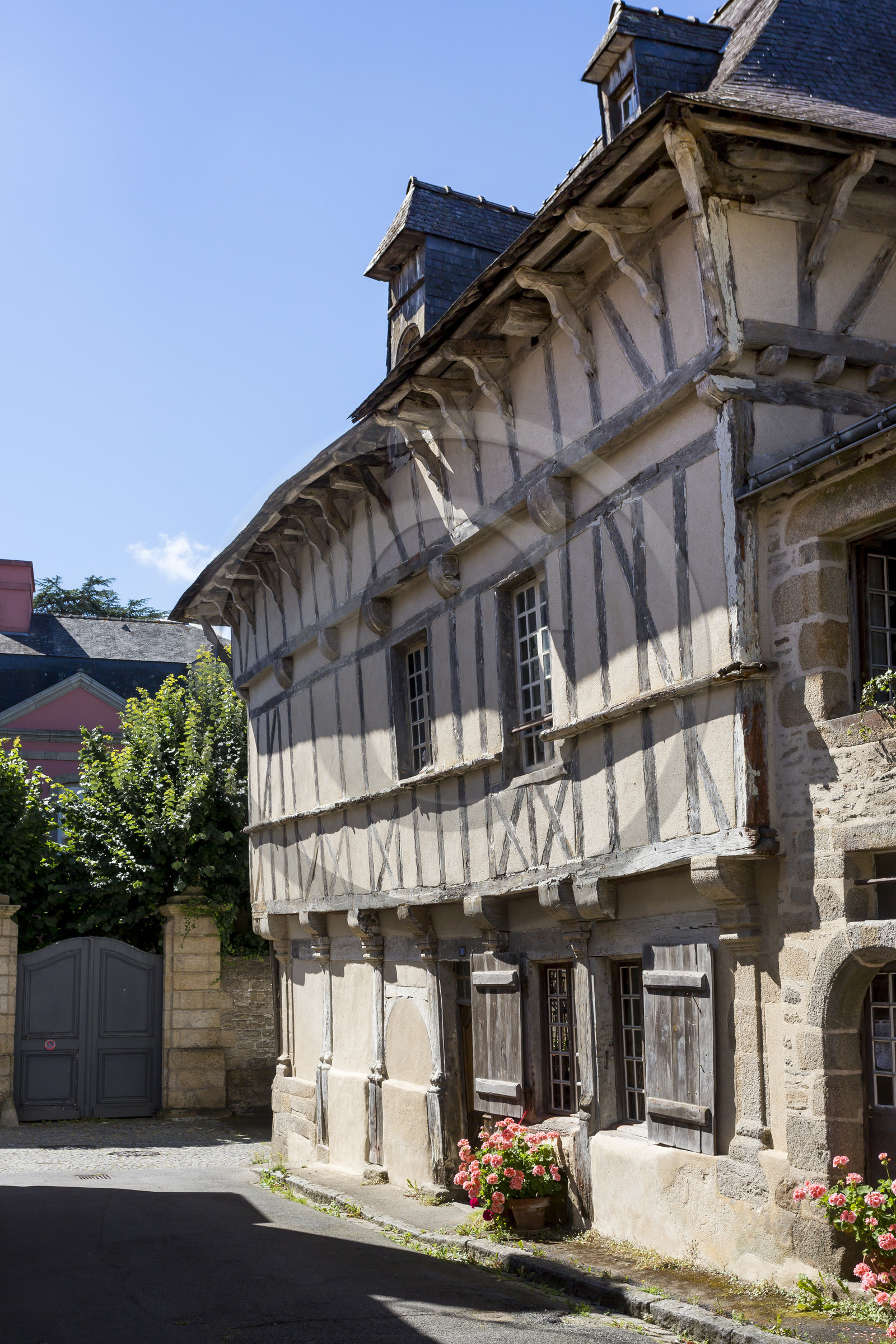 Half-timbered house in Hennebont