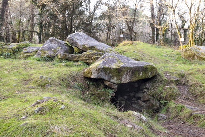 The Mané-Ven-Guen or Toulvern dolmen located in Baden