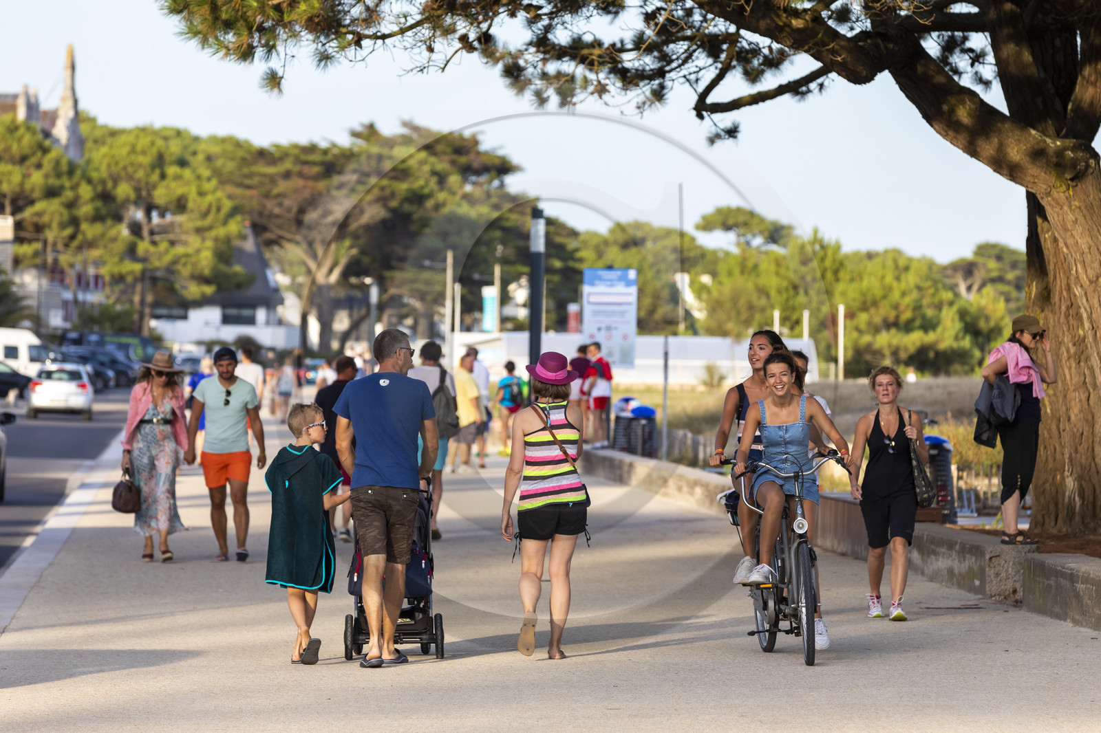 Boulevard de la plage à Carnac