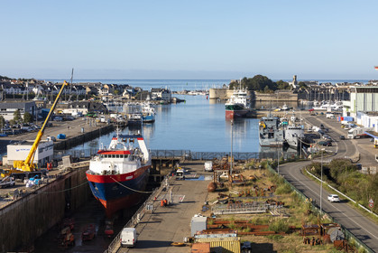 Le chantier naval de Concarneau