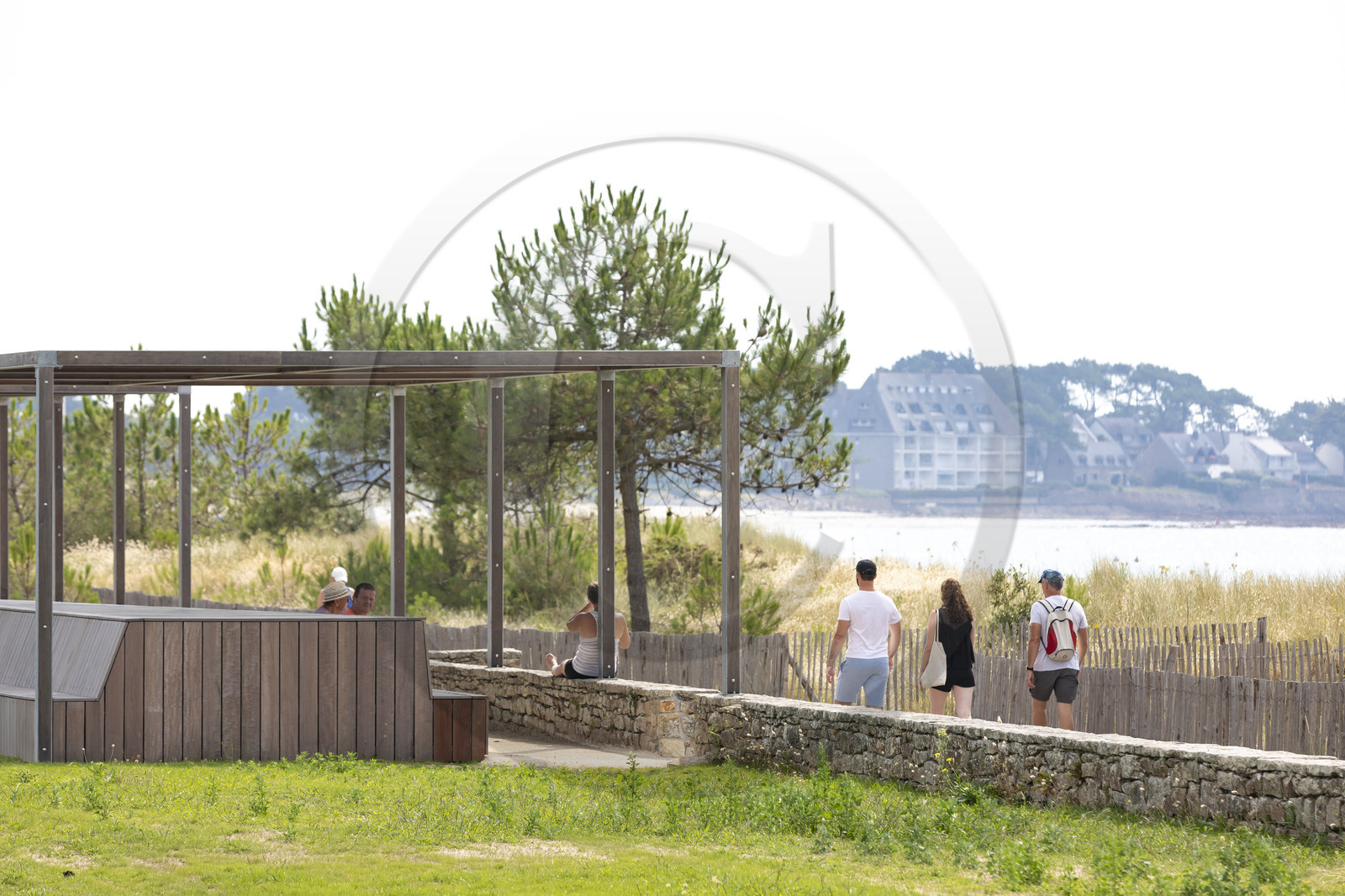 Balade au bord de la grande plage de Carnac
