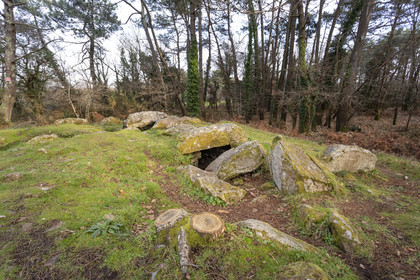 Le dolmen de Mané-Ven-Guen ou Toulvern situé à Baden