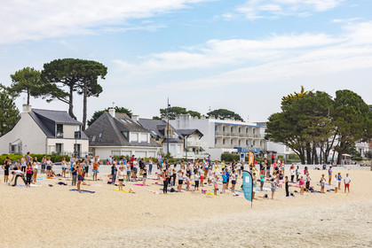 Animation Zen sur la grande plage de Carnac