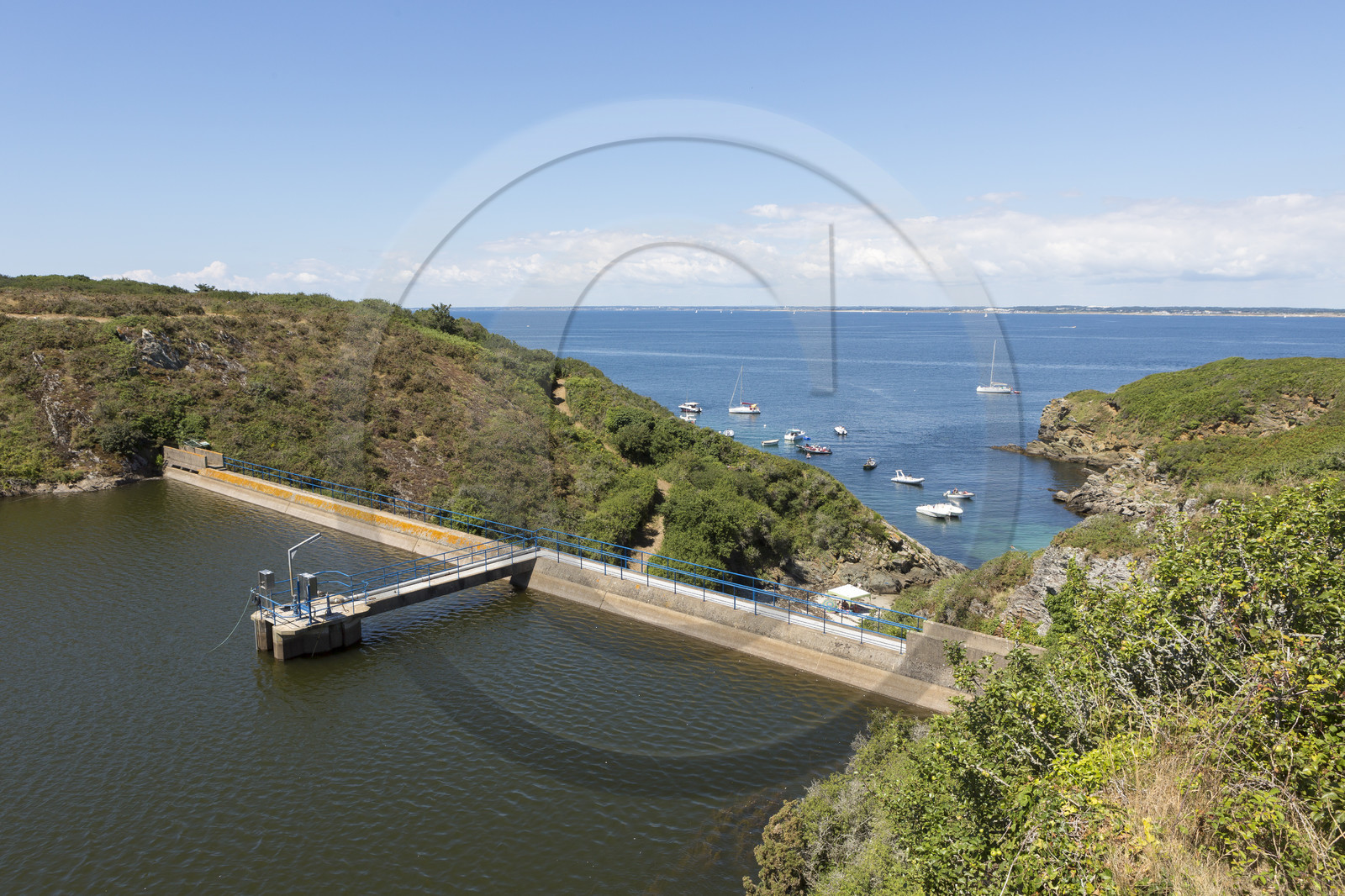 Barrage de Groix ( station d'assainissement des eaux usées ).