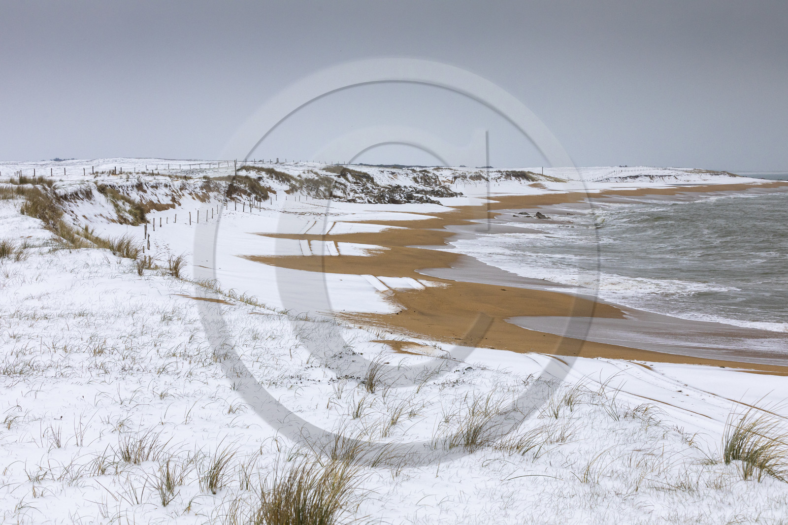La plage de Kerouriec à Erdeven