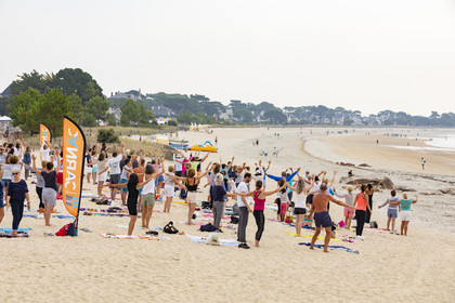 Animation Zen sur la grande plage de Carnac