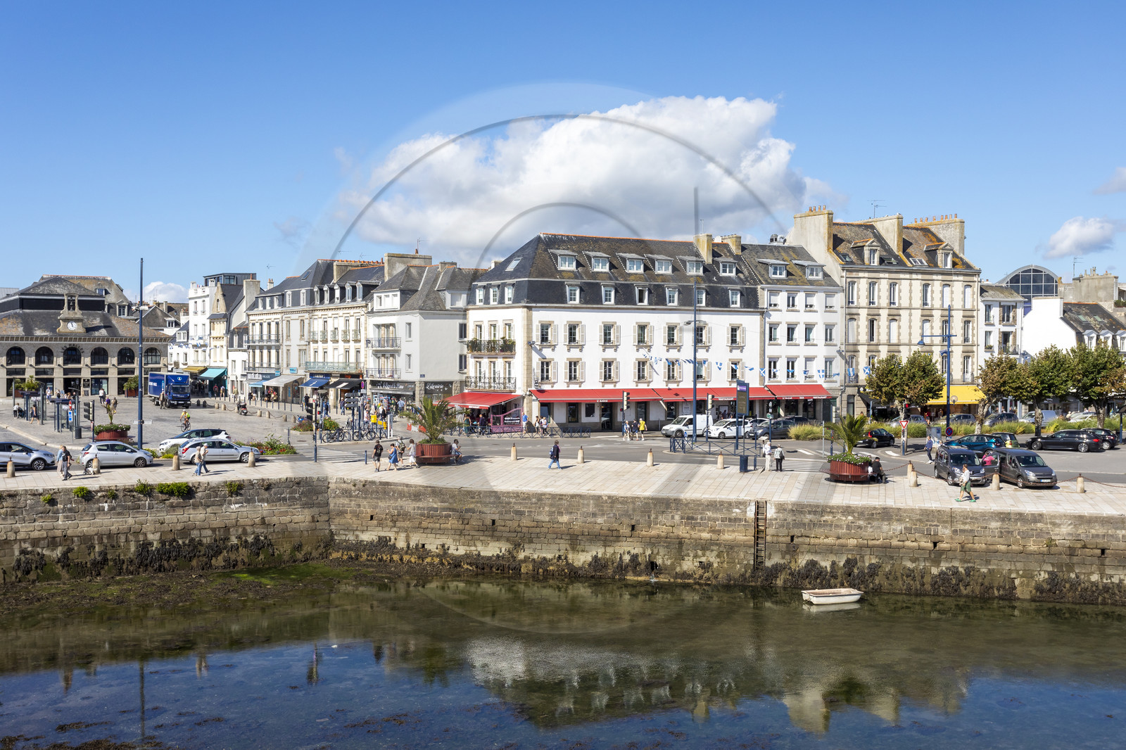 La ville de Concarneau dans le Finistère