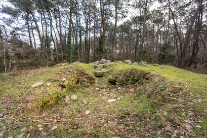 Le dolmen de Mané-Ven-Guen ou Toulvern situé à Baden
