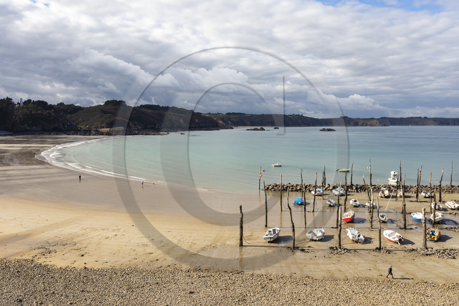 Le port de Gwin Zégal à Plouha