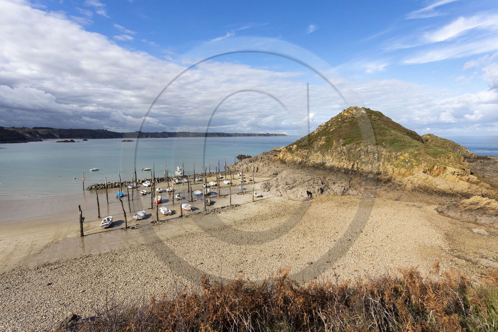 Le port de Gwin Zégal à Plouha