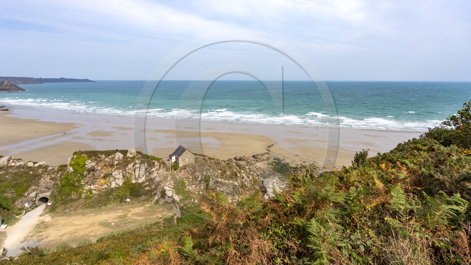La plage Bonaparte à Plouha