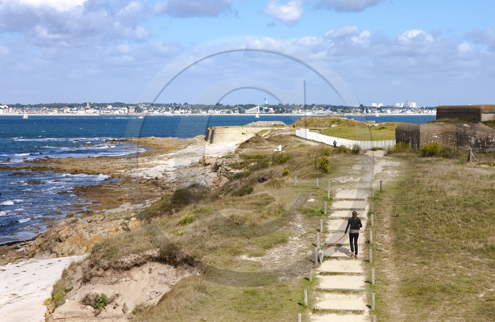 Coastal Path from the Pointe des Saisies in Gâvres