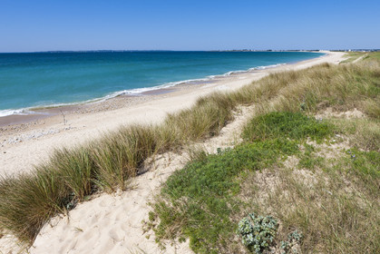 The beach of Lines in Gâvres