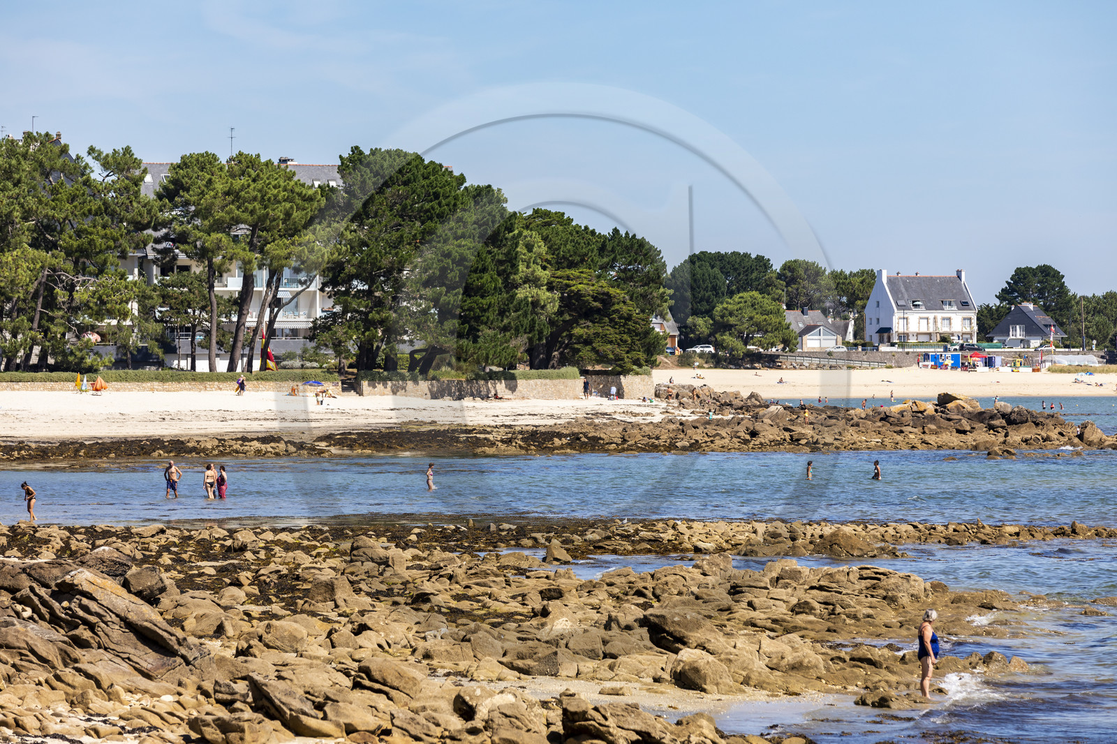 Petite crique proche de la plage de Beaumer à Carnac