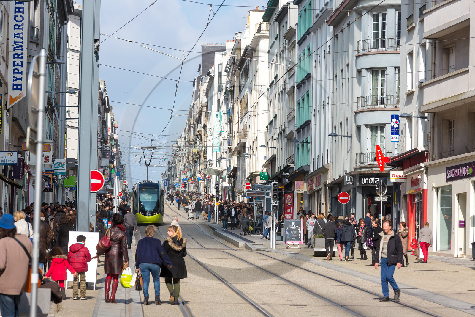 Rue Jean Jaures à Brest