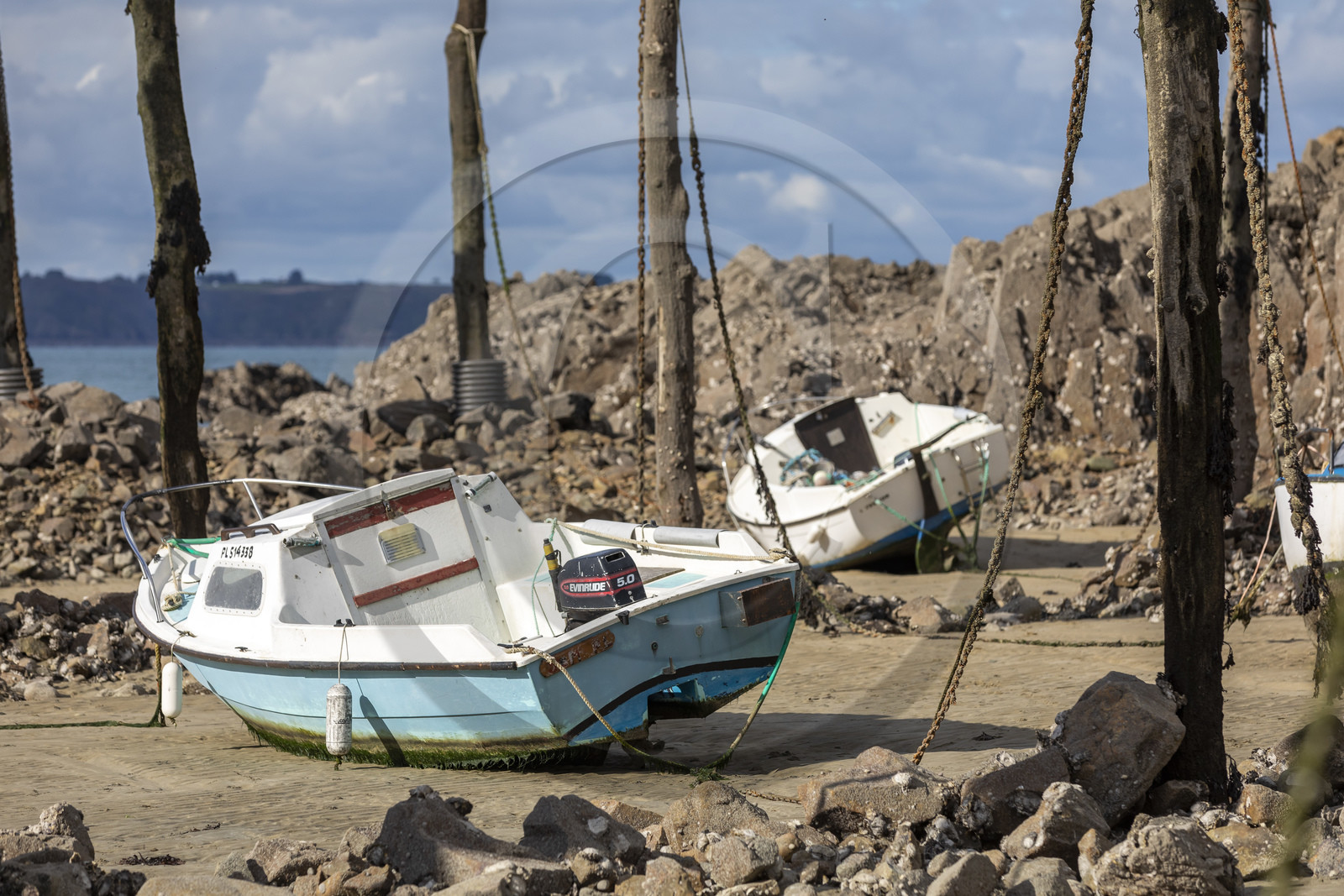 Le port de Gwin Zégal à Plouha