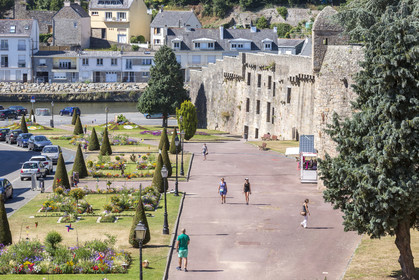 Vue depuis les remparts d'Hennebont