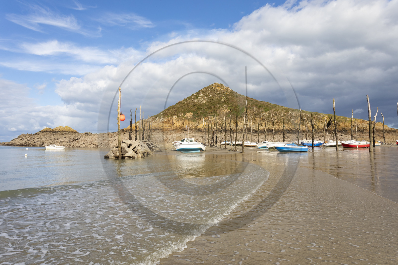 Le port de Gwin Zégal à Plouha