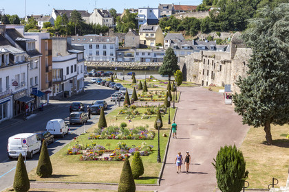 Vue depuis les remparts d'Hennebont
