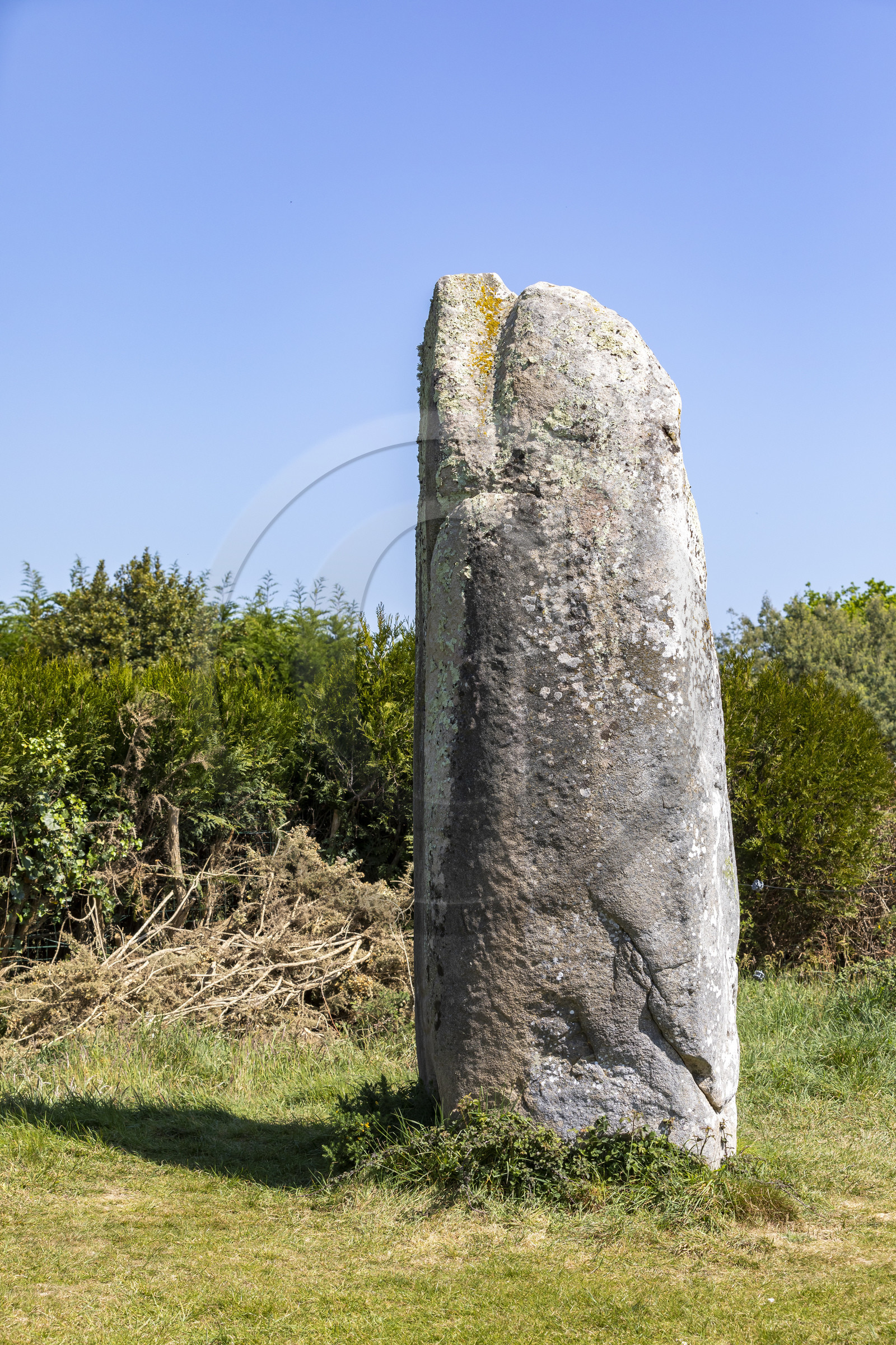 Le menhir de Kermaillard à Sarzeau