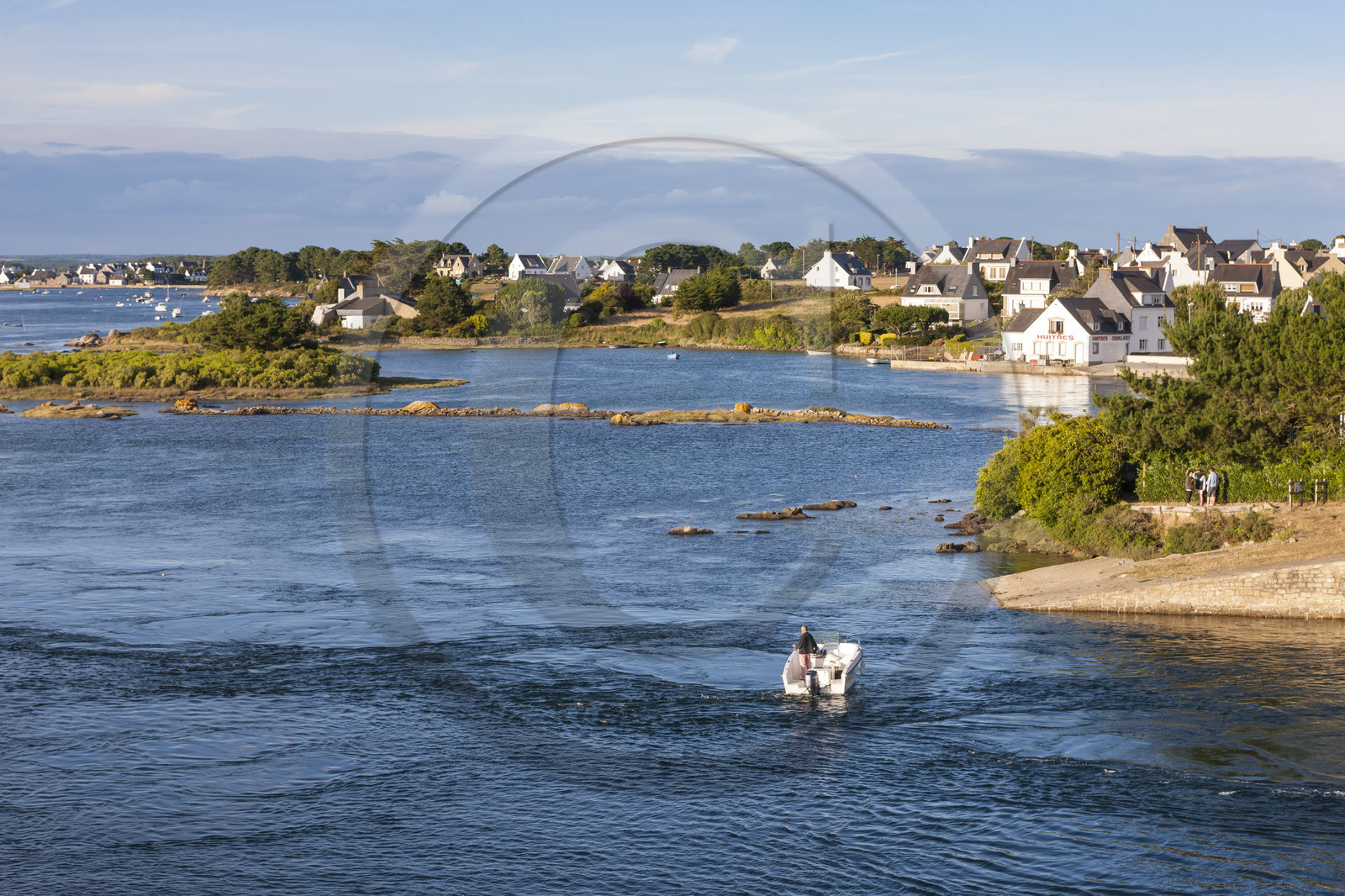 La Ria d'Etel vue depuis le Pont-Lorois