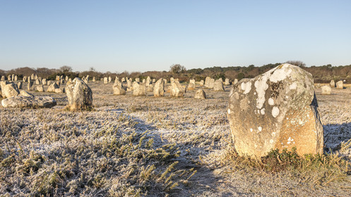The Ménec alignments in Carnac