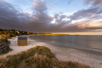 Kersidan beach in the town of Trégunc