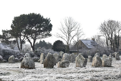 The Ménec alignments in Carnac