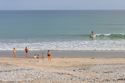 The beach of Lines in Gâvres