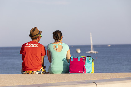 Boulevard de la plage à Carnac