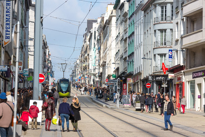 Rue Jean Jaures à Brest