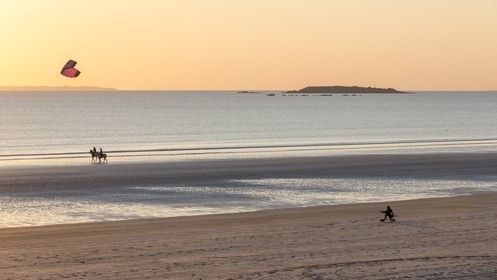 the Guérite's beach in Plouharnel