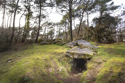 Le dolmen de Mané-Ven-Guen ou Toulvern situé à Baden